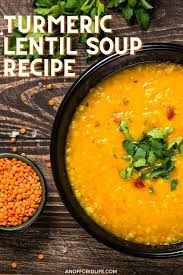 Turmeric Spiced Lentil Soup